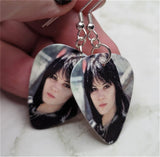 Joan Jett Guitar Pick Earrings