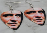 Johnny Cash Guitar Pick Earrings