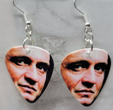 Johnny Cash Guitar Pick Earrings