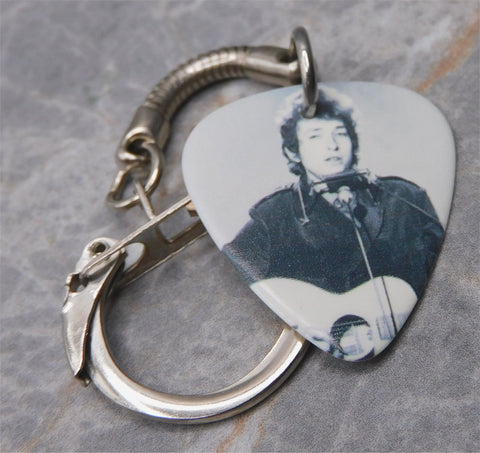 Bob Dylan Guitar Pick Keychain