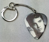 Elvis Close Up Guitar Pick Keychain