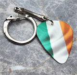 Irish Flag Guitar Pick Keychain