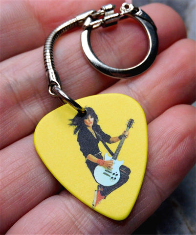 Joan Jett Guitar Pick Keychain