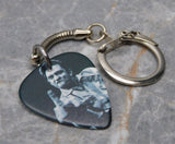 Johnny Cash Middle Finger Guitar Pick Keychain