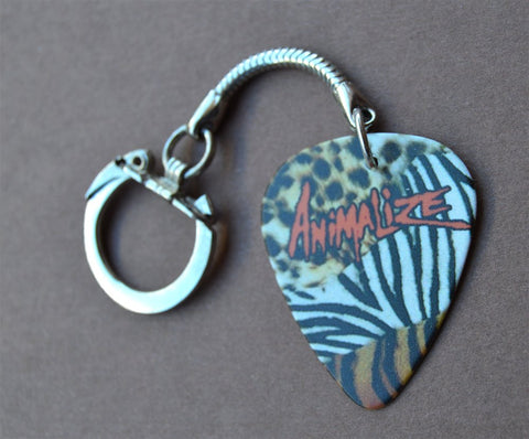 KISS Animalize Guitar Pick Key Chain