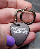 My Chemical Romance Black Guitar Pick Keychain