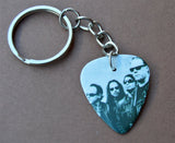 Metallica Group Picture Guitar Pick Keychain
