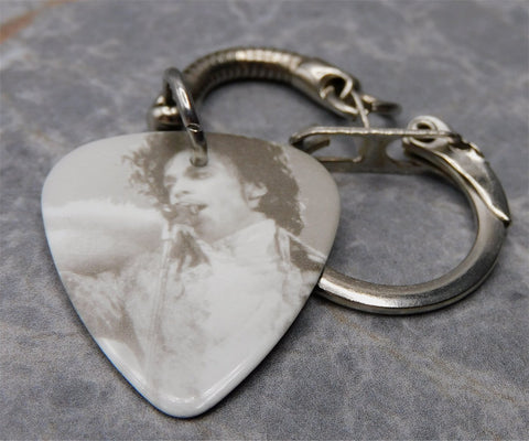 Prince Guitar Pick Keychain