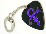 Prince Close Up Guitar Pick Keychain