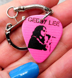 Rush Geddy Lee Guitar Pick Keychain