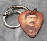 Rush Neil Peart Guitar Pick Keychain