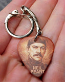 Rush Neil Peart Guitar Pick Keychain