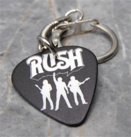 Rush Guitar Pick Keychain