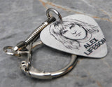 Rush Alex Lifeson Guitar Pick Keychain