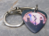 Styx Crystal Ball Guitar Pick Keychain