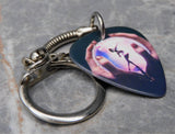 Styx Crystal Ball Guitar Pick Keychain