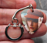 Taylor Swift Red Guitar Pick Keychain