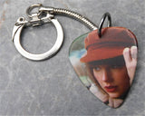 Taylor Swift Red Guitar Pick Keychain
