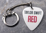 Taylor Swift Red Guitar Pick Keychain