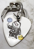 The Nightmare Before Christmas Trick or Treat Boy Guitar Pick Keychain