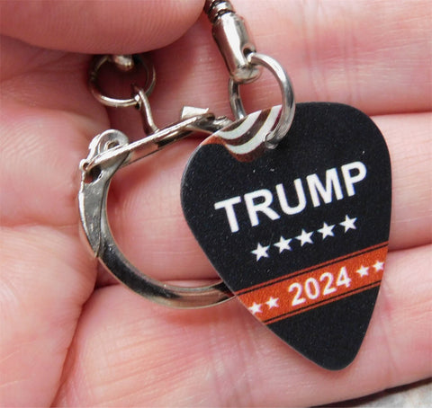 Trump 2024 Guitar Pick Key Chain