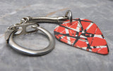 Van Halen Eddie Van Halen Frankenstrat Guitar Pick Keychain