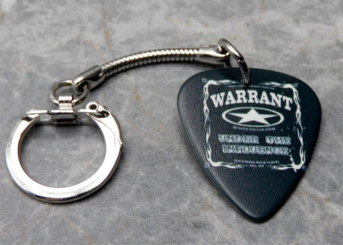 Warrant Under the Influence Guitar Pick Keychain