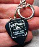 Warrant Under the Influence Guitar Pick Keychain