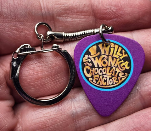 Willy Wonka and the Chocolate Factory Guitar Pick Key Chain