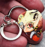 AC/DC Dirty Deeds Done Dirt Cheap Guitar Pick Keychain