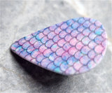 Tiny Mermaid Scales Guitar Pick Pin or Tie Tack