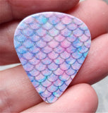 Tiny Mermaid Scales Guitar Pick Pin or Tie Tack