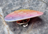 Mermaid Scales Guitar Pick Pin or Tie Tack