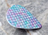 Tiny Mermaid Scales Guitar Pick Pin or Tie Tack (Copy)