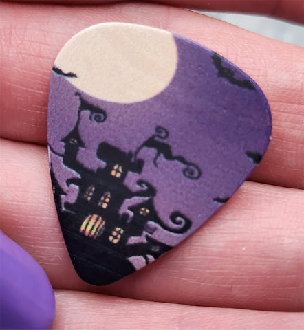Whacky Haunted Mansion Guitar Pick Pin or Tie Tack
