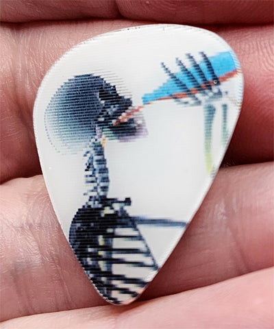 Holographic X-Ray Drinking a Soda Guitar Pick Pin or Tie Tack