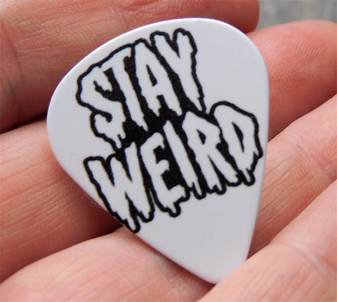 Stay Weird Guitar Pick Pin or Tie Tack