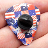 Peace Love America Guitar Pick Pin or Tie Tack