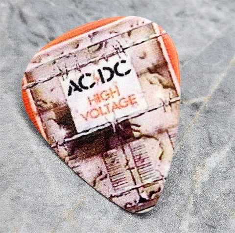 AC/DC High Voltage Guitar Pick Lapel Pin or Tie Tack