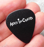 Alice in Chains Black Guitar Pick Lapel Pin or Tie Tack