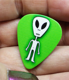 Alien Guitar Pick Pin or Tie Tack