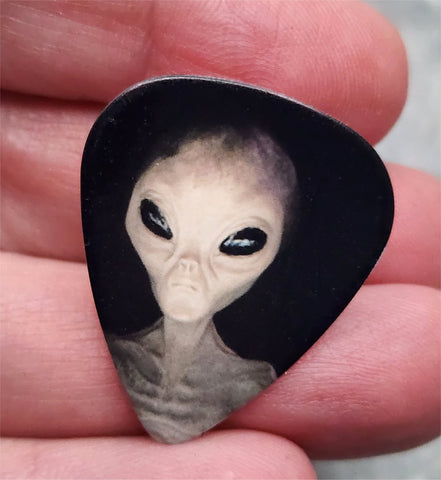 Mr. Gray Alien Guitar Pick Pin or Tie Tack