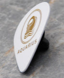 Horoscope Astrological Sign Aquarius Guitar Pick Pin or Tie Tack