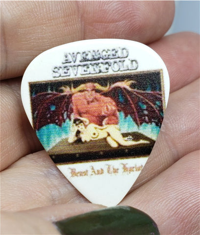 Avenged Sevenfold Beast and the Harlot Guitar Pick Lapel Pin or Tie Tack