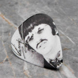 The Beatles Ringo Starr Guitar Pick Lapel Pin or Tie Tack