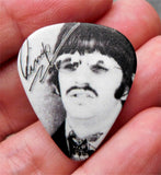 The Beatles Ringo Starr Guitar Pick Lapel Pin or Tie Tack