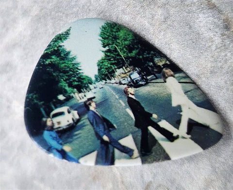 The Beatles Abbey Road Guitar Pick Lapel Pin or Tie Tack