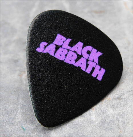 Black Sabbath Master of Reality Black Guitar Pick Lapel Pin or Tie Tack