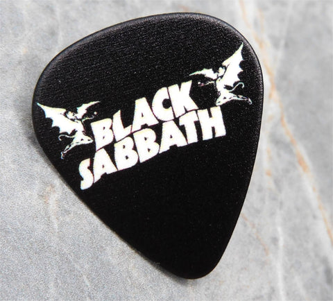 Black Sabbath Guitar Pick Lapel Pin or Tie Tack