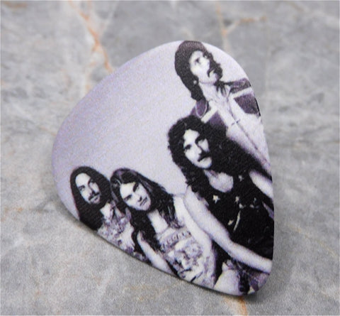 Black Sabbath Group Picture Guitar Pick Lapel Pin or Tie Tack